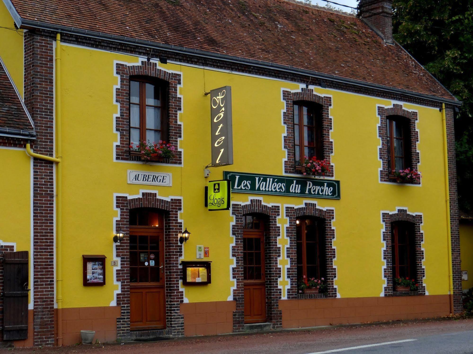 Logis-Hotel Restaurant Auberge Les Vallees Du Perche Vichères Zewnętrze zdjęcie